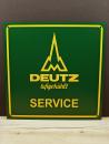 Deutz Luftgekühlt Service Werkstattschild 30 x 30 cm